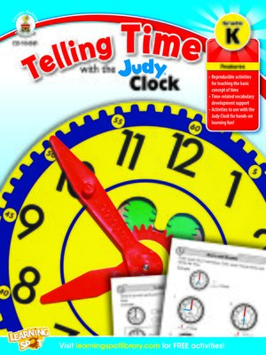 cover image of Telling Time with the Judy&#174; Clock, Grade K